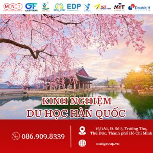 kinh nghiệm đi du học hàn quốc