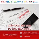 mẫu đơn xin visa du học hàn quốc