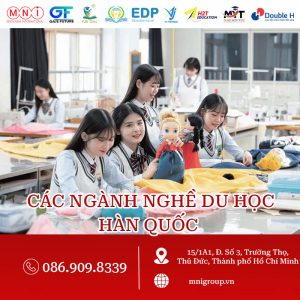 du học hàn quốc gồm những ngành nghề gì