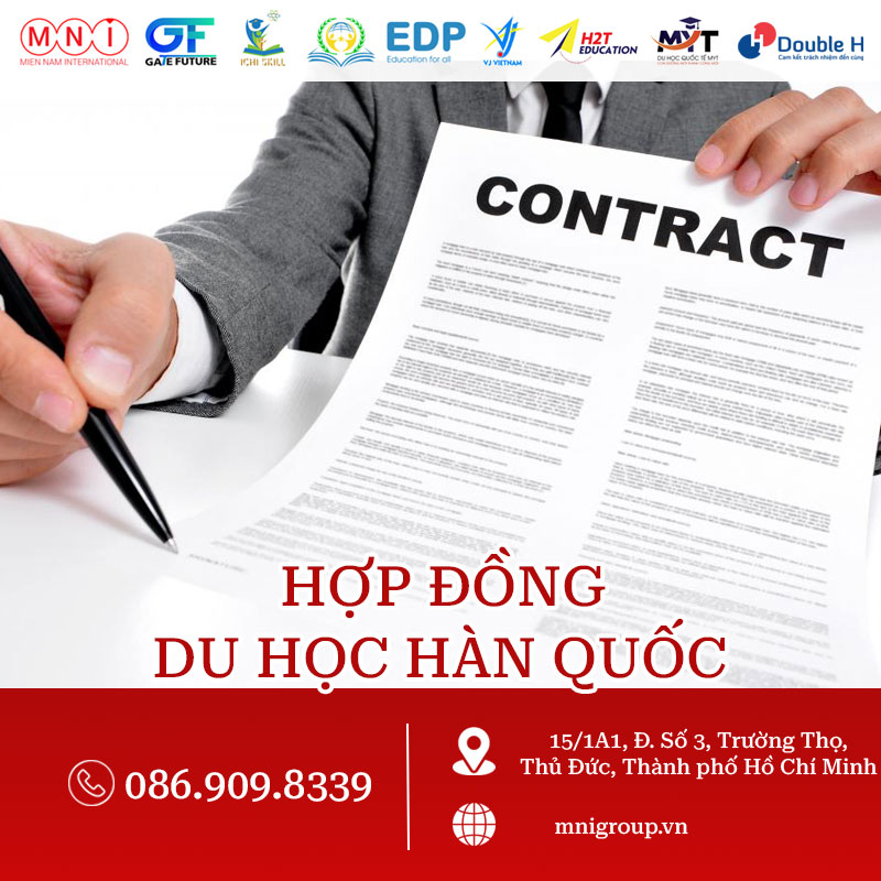 hợp đồng du học hàn quốc