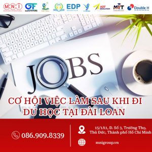 cơ hội việc làm sau khi du học đài loan