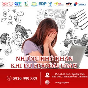 những khó khăn khi du học đài loan