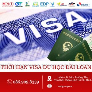 visa du học đài loan có thời hạn bao lâu