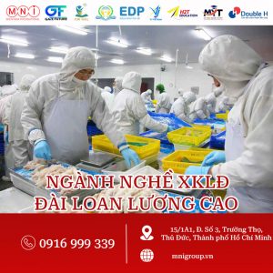 ngành nghề xuất khẩu lao động đài loan lương cao