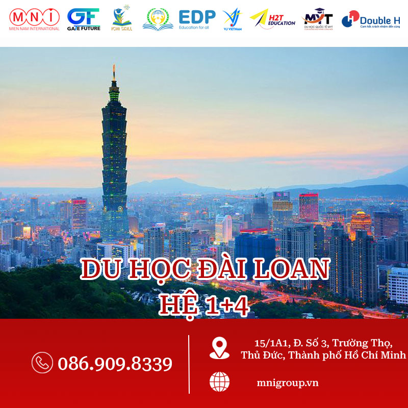 du học đài loan hệ 1+4